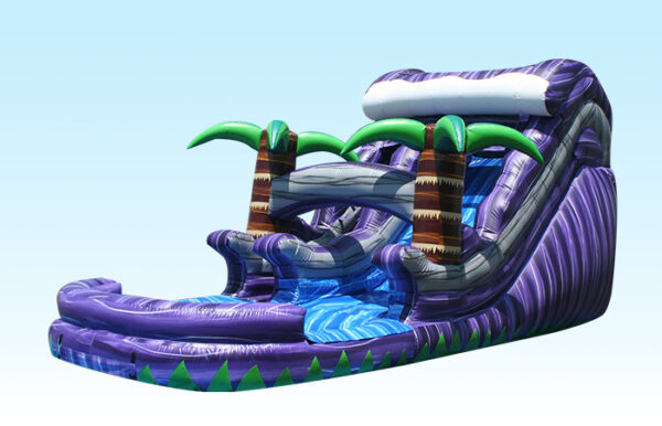 14' Purple Splash Water Slide